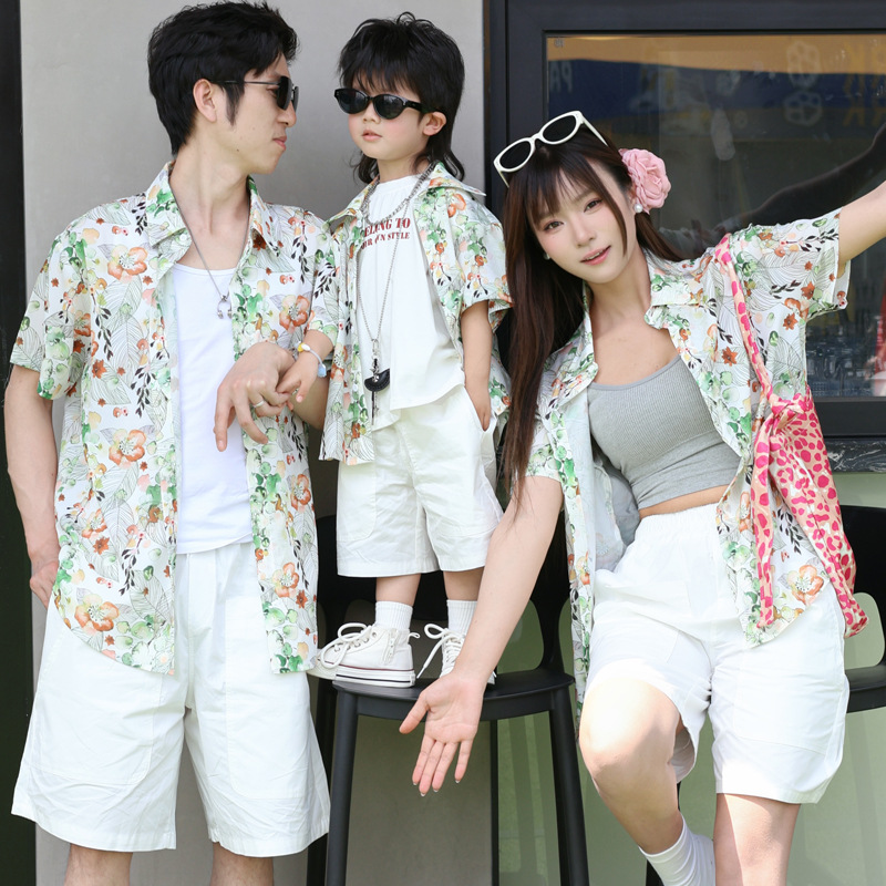 Holiday Look Parent-child Flor - Plant Parent Shirt 리뷰 및 가격