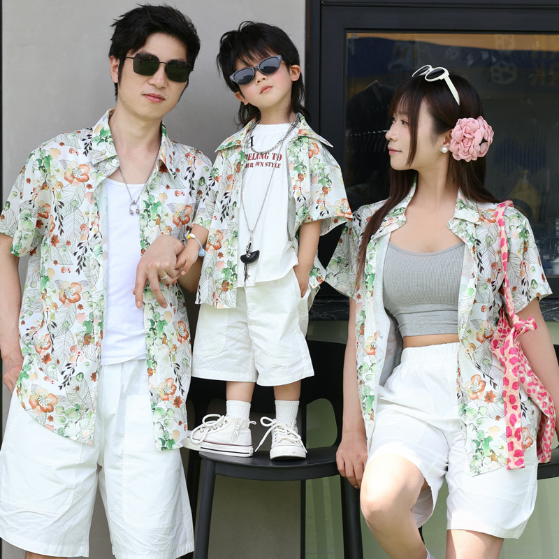 Holiday Look Parent-child Flor - Plant Parent Shirt 리뷰 및 가격